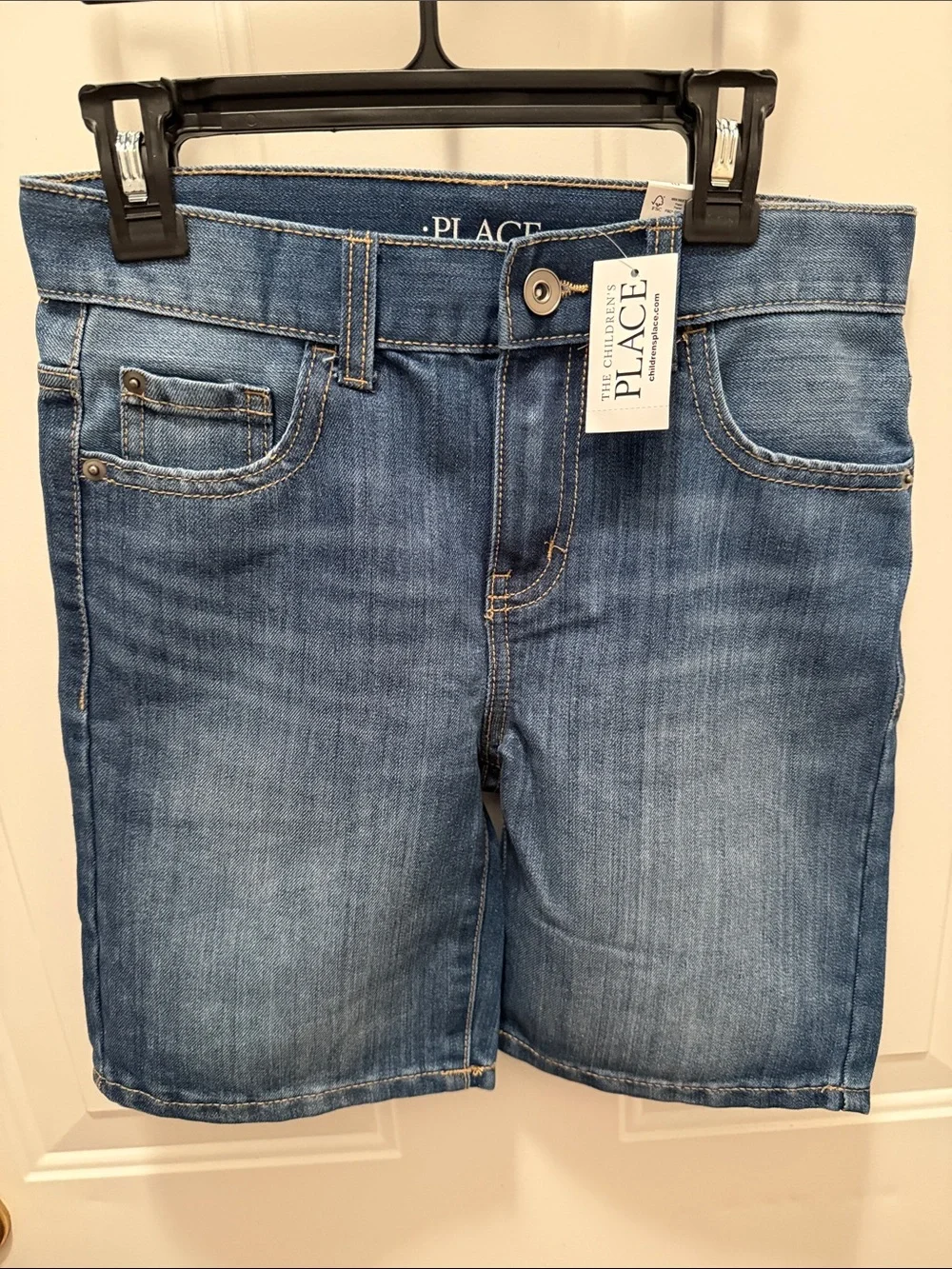 The Children's Place Blue Girls' Bowie Wash Denim Shorts